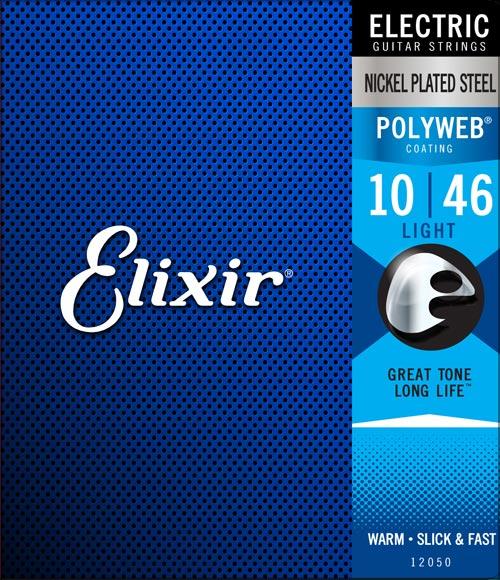 Electric Nickel Plated Steel with POLYWEB Coating Elixir Strings